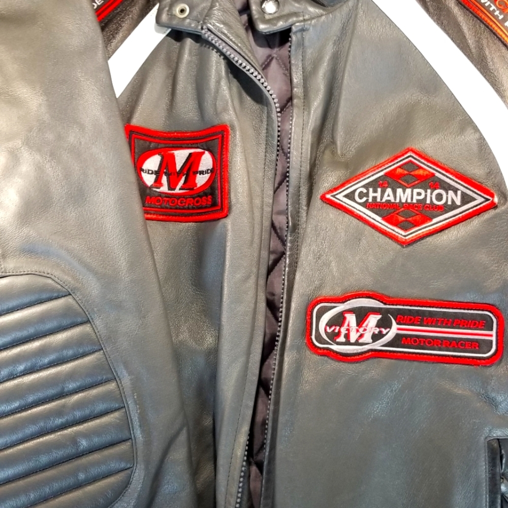 Genuine Leather race jacket